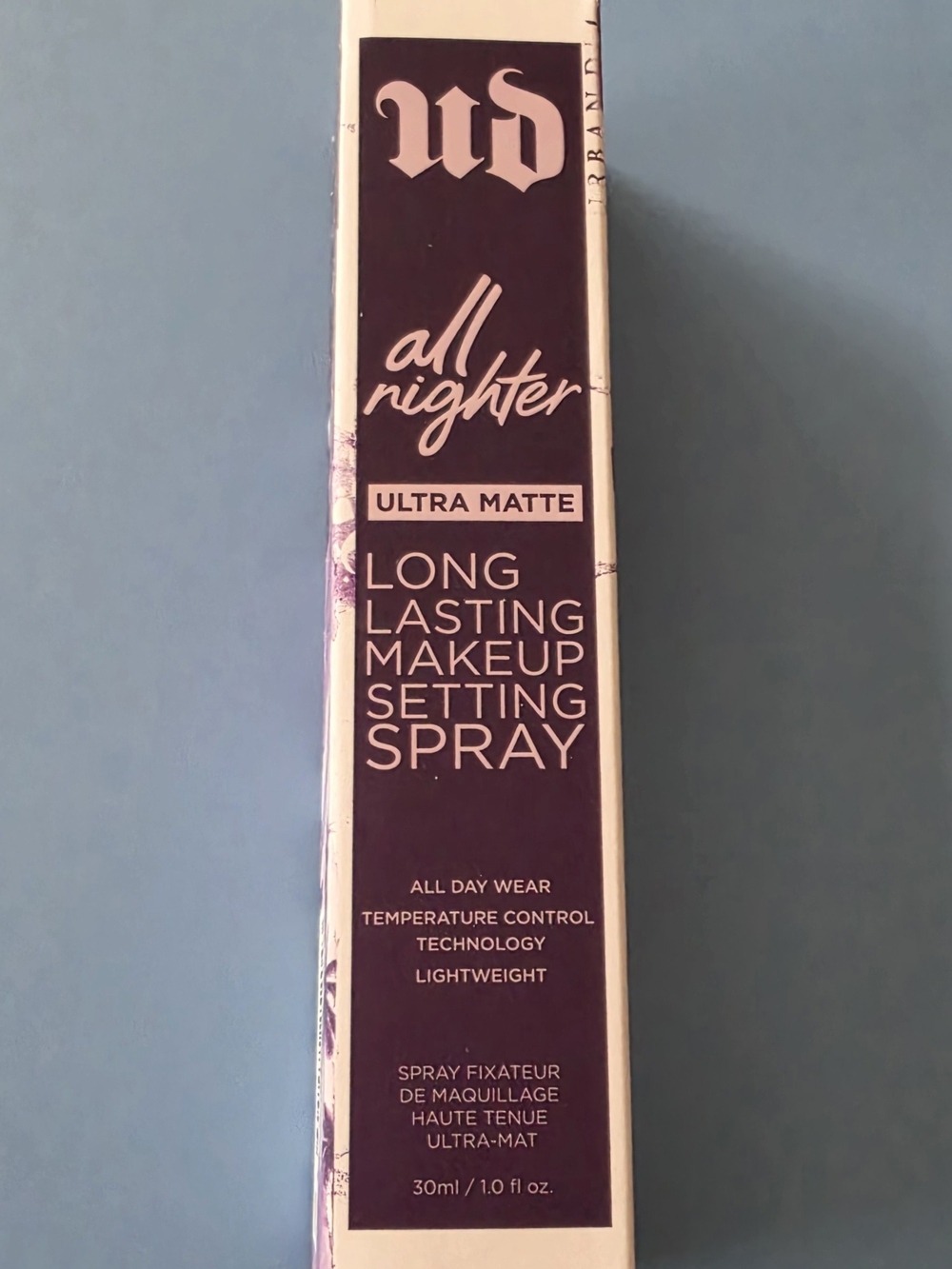 Urban Decay All Nighter Ultra Matte Oil Absorbing Makeup Setting Spray 1oz